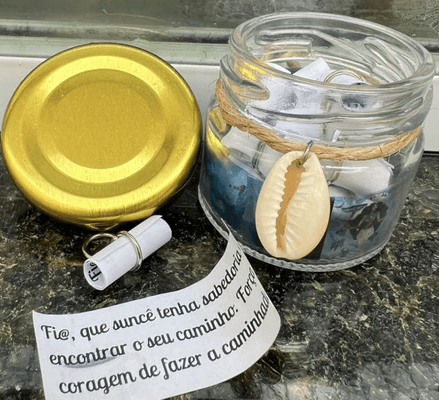 MINI POTE MENSAGENS UMBANDA - IEMANJÁ